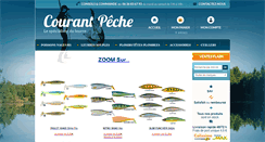 Desktop Screenshot of courantpeche.com